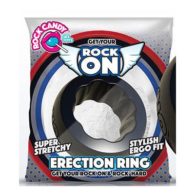 Rock On Black Cock Ring