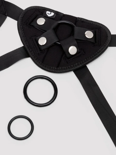 Lovehoney Blue Velvet Silicone Strap-On Harness Kit (5 Piece)