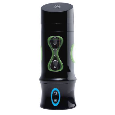 Beat It 8x Rotating And Rhythmic Masturbator Black
