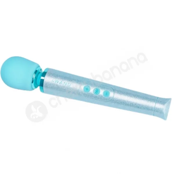 Le Wand Blue Petite Wand Massager All That Glimmers Gift Set