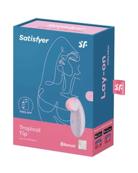 Satisfyer Tropical Tip With Connect App Compatibility - Light Lilac