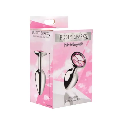 Pink Gem Anal Plug Small