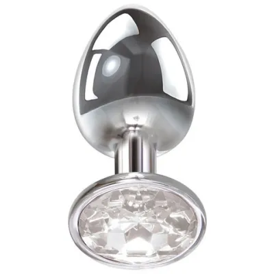 Large Gem Metallic Butt Plug