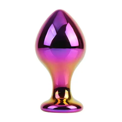 Lucent Pearlescent Glass Butt Plug