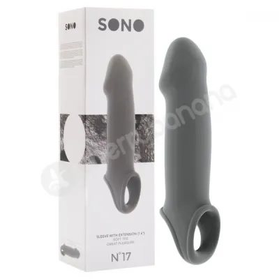 Sono No 17 Grey Dong Penis Extension Sleeve