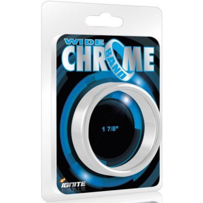 Wide Band Chrome Cock Ring 48mm