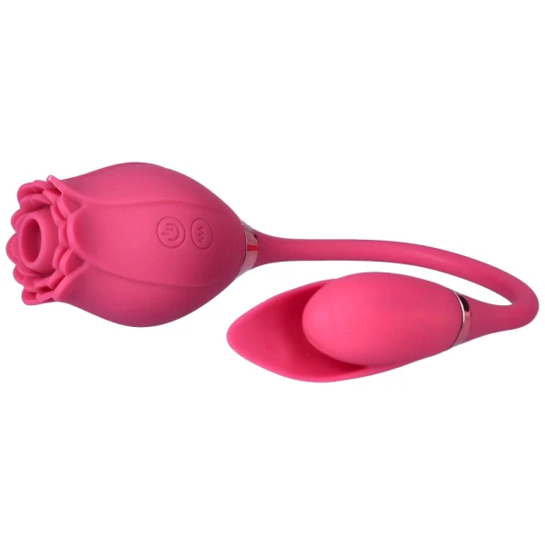 Dual-Action Fluttering Air Pulse Clit Stimulator