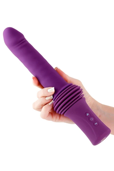 nsnovelties Super Stroker Remote Controlled 14.5" Thrusting Heated Vibrator with Suction Cup Base
