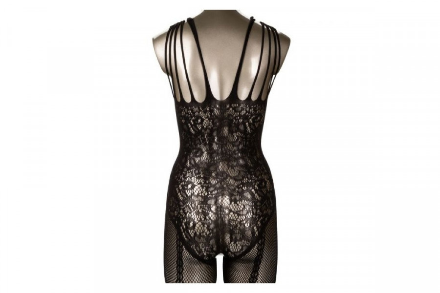 Scandal Plus Size Strappy Lace Body Suit