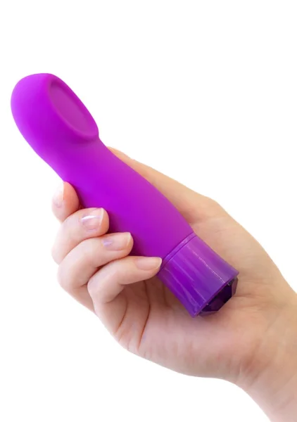 Oh My Gem Charm Rechargeable Waterproof Silicone Warming Vibrator By Blush - Amethyst