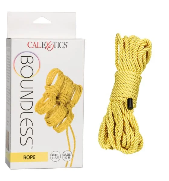 Boundless Rope by CalExotics 32.75' - Yellow