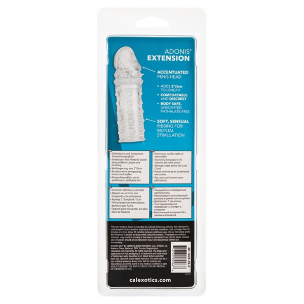 CalExotics Adonis Extension-Clear 2"