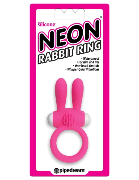 Neon Rabbit Ring - Pink