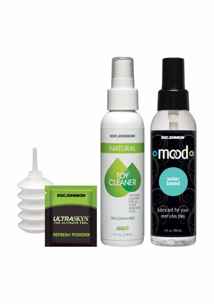 Vibrating Dual Density Starter Set - Caramel - Strap On Sex Guide