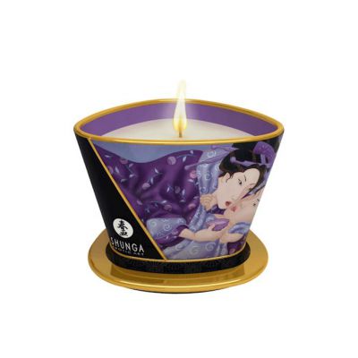 Shunga Massage Candle Exotic Fruits 170 Ml White
