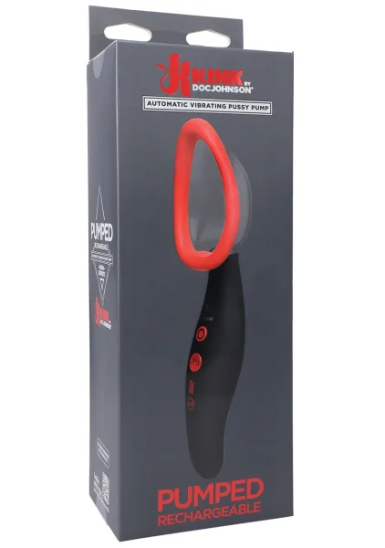 KINK - Pumped - Rechargeable Vibrating Sucking Vagina Pump