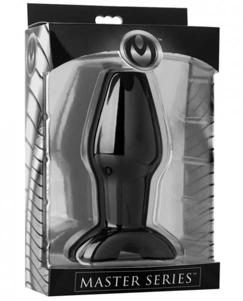 Invasion Hollow Silicone Anal Plug Large Black