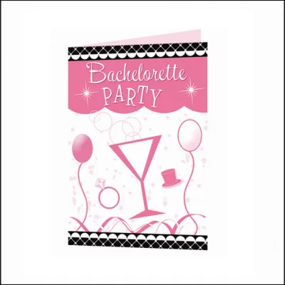 Hott Products Bachelorette Party Invitation Cards