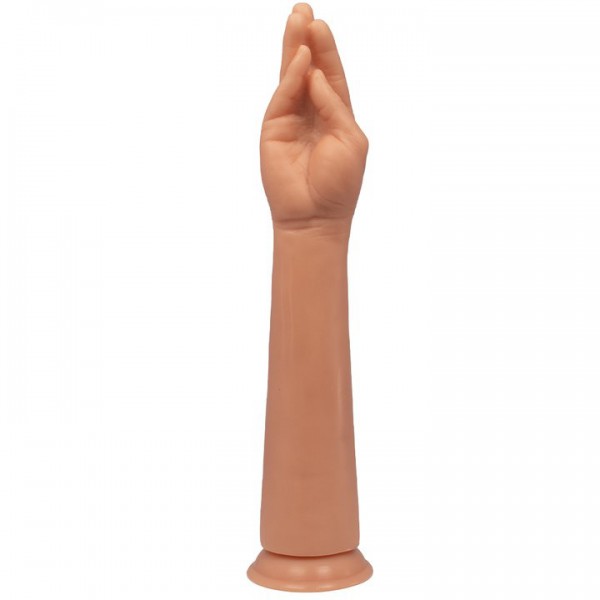 The White-Knuckle Ride Monster Light Tone Dildo – 17 Inch