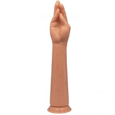 The White Knuckle Ride Monster Light Tone Dildo 17 Inch