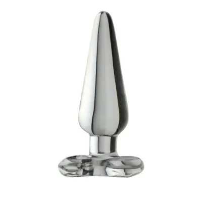 Spade Anal Plug Clear Medium