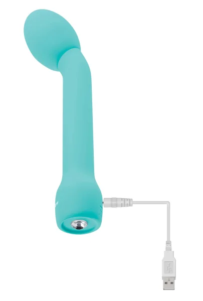 Adam and Eve Rechargeable Silicone G-Gasm Delight  - Aqua