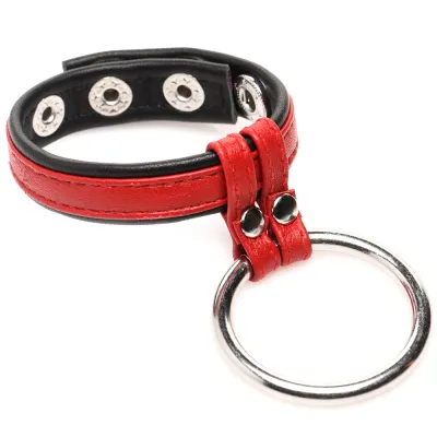 Strict Leather and Steel Cock Ball Ring