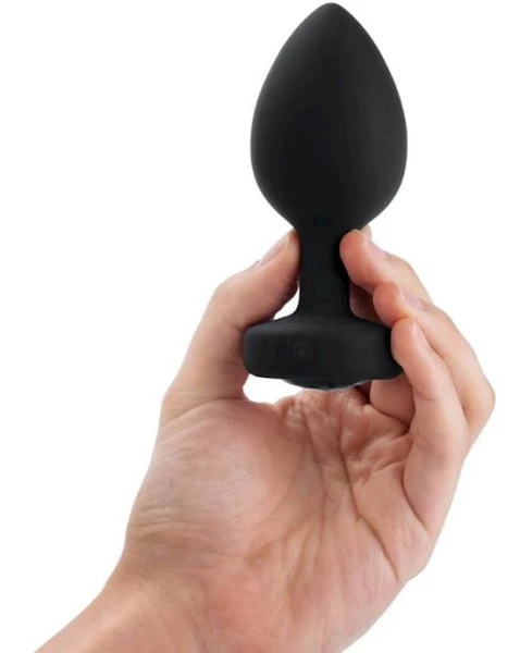b-Vibe Vibrating Jewel Plug Xxl Black