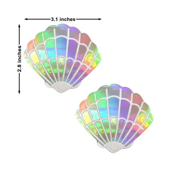 Neva Nude Pasty Shell Holographic