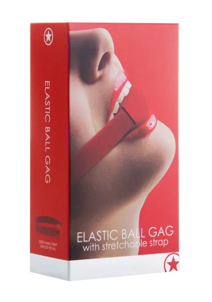 Elastic Ball Gag- Red