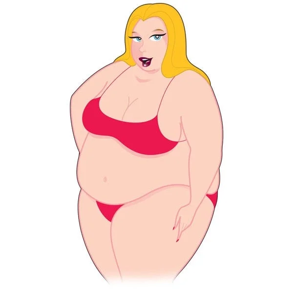 Travel Size Fatty Patty Blow Up Doll