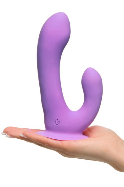 Pipedream Dual Motor 6.9" Rabbit Vibrator with Suction Cup Base
