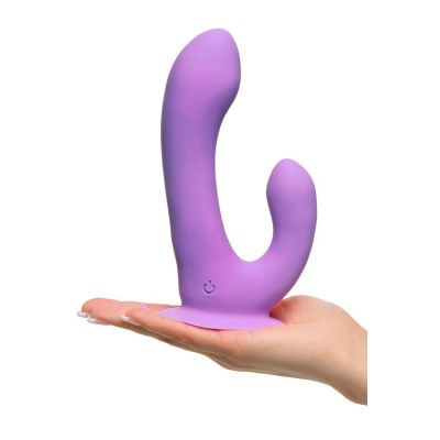 Pipedream Dual Motor 6 9 Rabbit Vibrator with Suction Cup Base