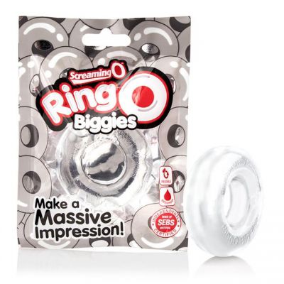RingO Biggies Cock Ring Clear