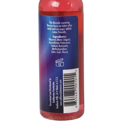 Razzels Warming Lubricant 2 oz Sinful Strawberry