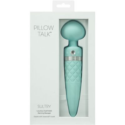 Pillow Talk Sultry Dual Ended Massager Teal