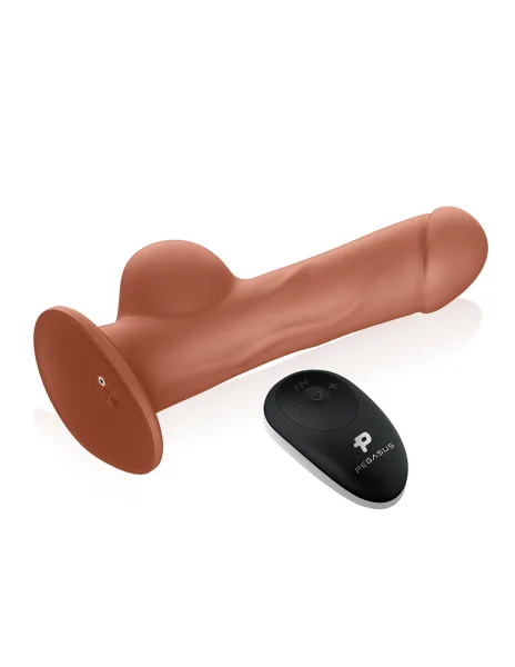 Pegasus 8" Realistic Dildo with Balls Strap-On Set