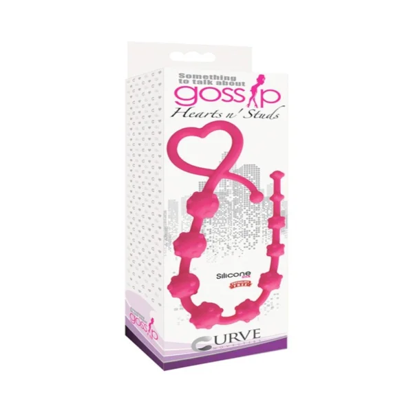 Gossip Hearts N Studs Anal Beads