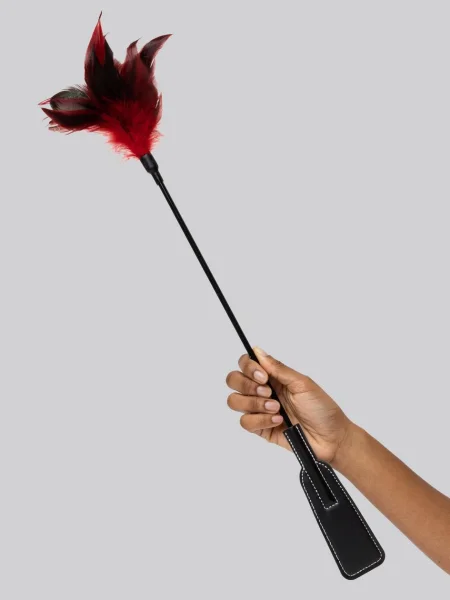 Sex & Mischief 2-in-1 Feather Tickler Riding Crop