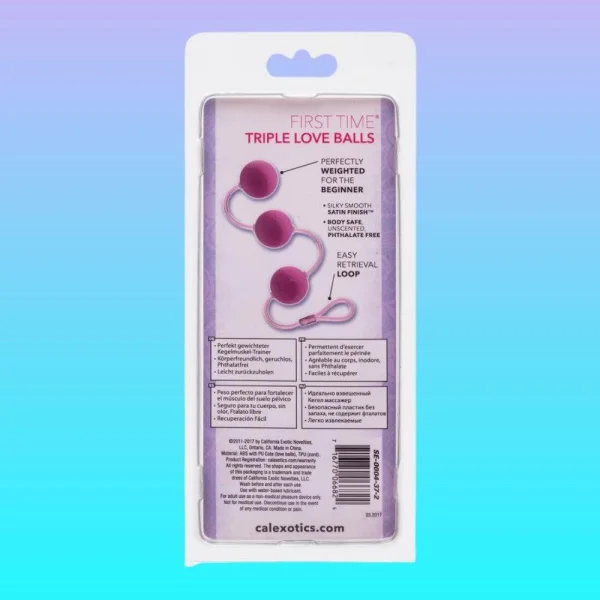 First Time Love Balls Triple Lovers - Pink
