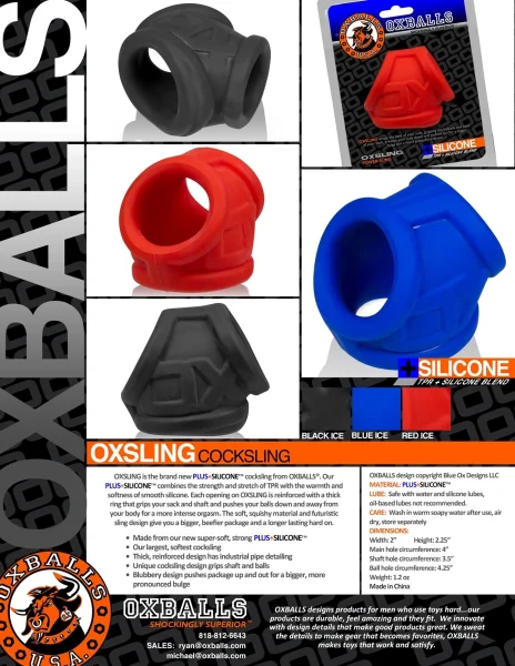 Oxsling Cocksling Red Ice