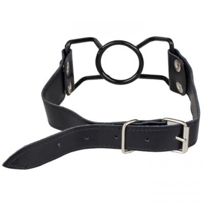 Bondara Luxe Black Coated Spider Mouth Gag