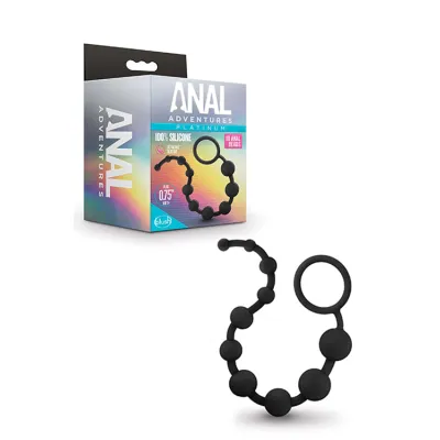 Blush Anal Adventures 12 5 String of 10 Silicone Anal Beads