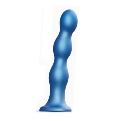 Strap on me Dildo Plug Balls M Metallic Blue