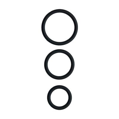 Share Satisfaction Stamina C ring Set Black