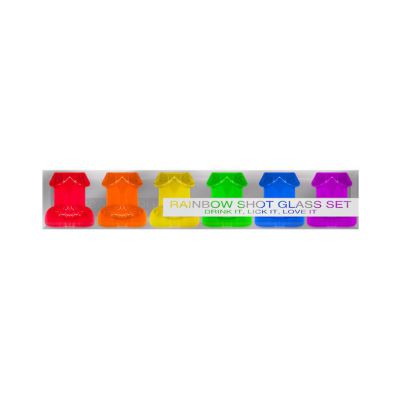 Rainbow Shot Glass Set Multi