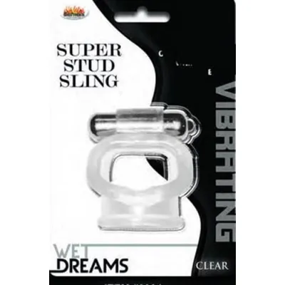Wet Dreams Super Stud Sling Clear
