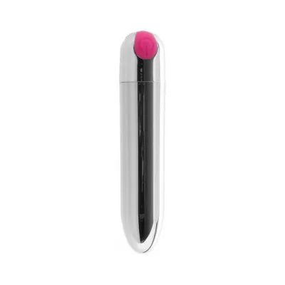 Pink Pussycat Vibrating Bullet Silver