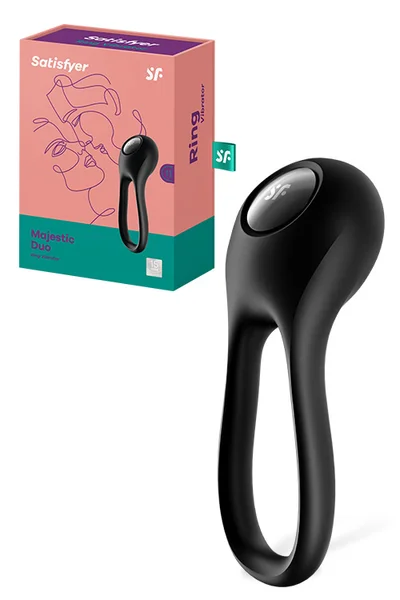 Satisfyer Majestic Duo Vibrating Cock & Ball Ring — image 5 of 8