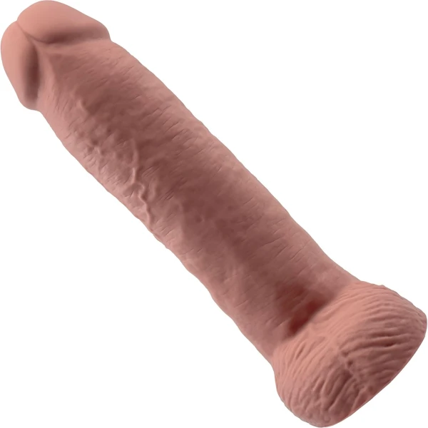 Sigmar XL 10" Realistic Silicone Dildo With Suction Cup & Balls By Pleasure Engine